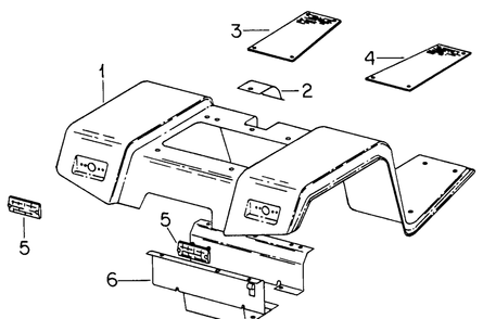 Fenders Diagram and Parts List for 1914 145986100-145986399-146986100-146986399 Cub Cadet Lawn Tractor